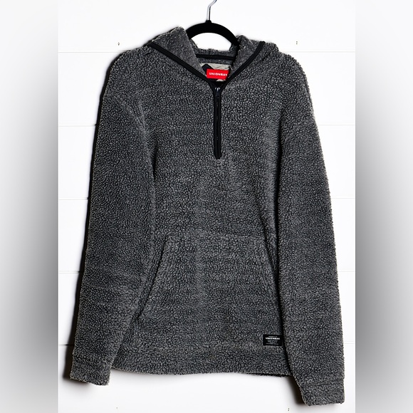 Union Bay Hooded Sherpa Pullover - Picture 1 of 5